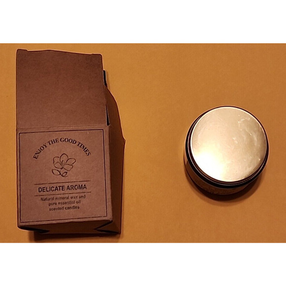 NEW Enjoy the Good Times Soy Wax Lavender Scented Humorous Quote Candle - Picture 2 of 5